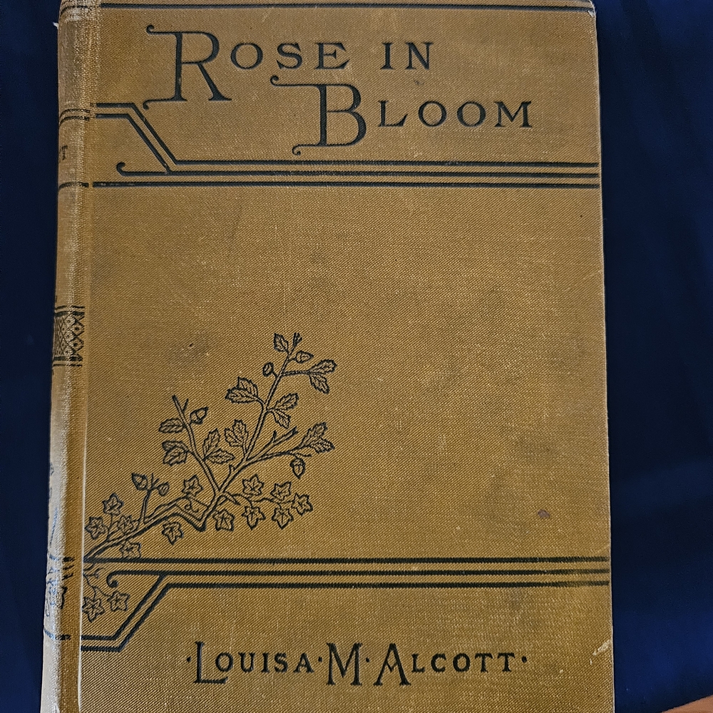 Antique Hardcover 1899 Book, Rose in Bloom, Beautiful as Decor